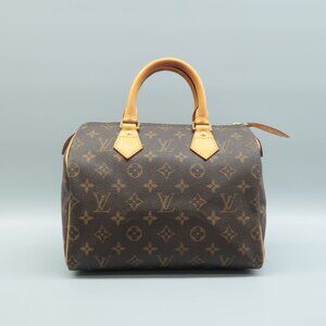 Louis Vuitton Speedy 25 Brown Monogram Canvas Tote